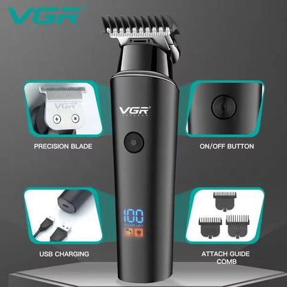 VGR Professional Rechargeable Hair Trimmer